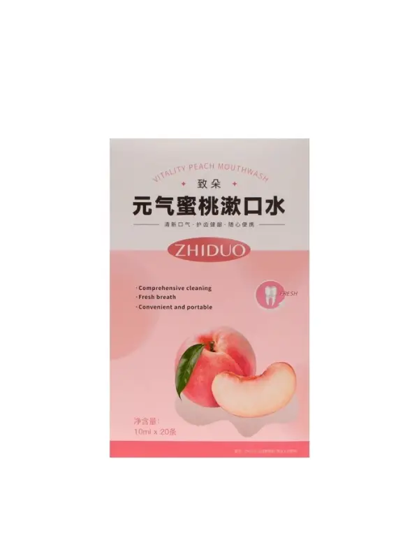 Ополаскиватель для рта в стиках со вкусом персика, 20 шт. по 10 мл