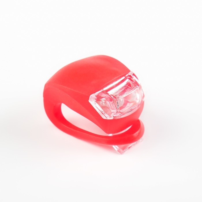 Фонарь велосипедный передний, водонепроницаемый, 2 диода, 3 режима, CR1130