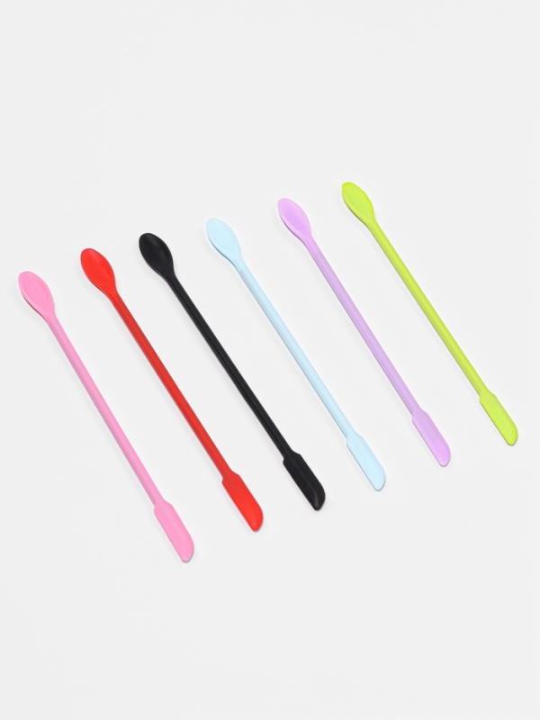 Спатула д/косметических средств 2сторонняя 10,5см силикон МИКС пакет QF Спатула д/косметических средств 2сторонняя 10,5см силикон МИКС пакет QF