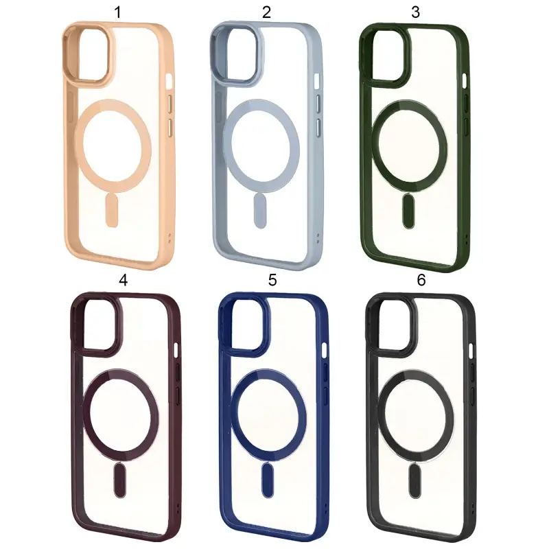 Чехол для iPhone 14 Plus MagSafe цветной