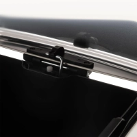 Ведро мусорное с педалью и доводчиком Luscan 30л,матов., прямоуг,нерж сталь