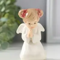 Фигурка керамика &laquo;Ангел-девочка с хвостиками: молитва&raquo;, 8.5&times;6&times;6.5 см