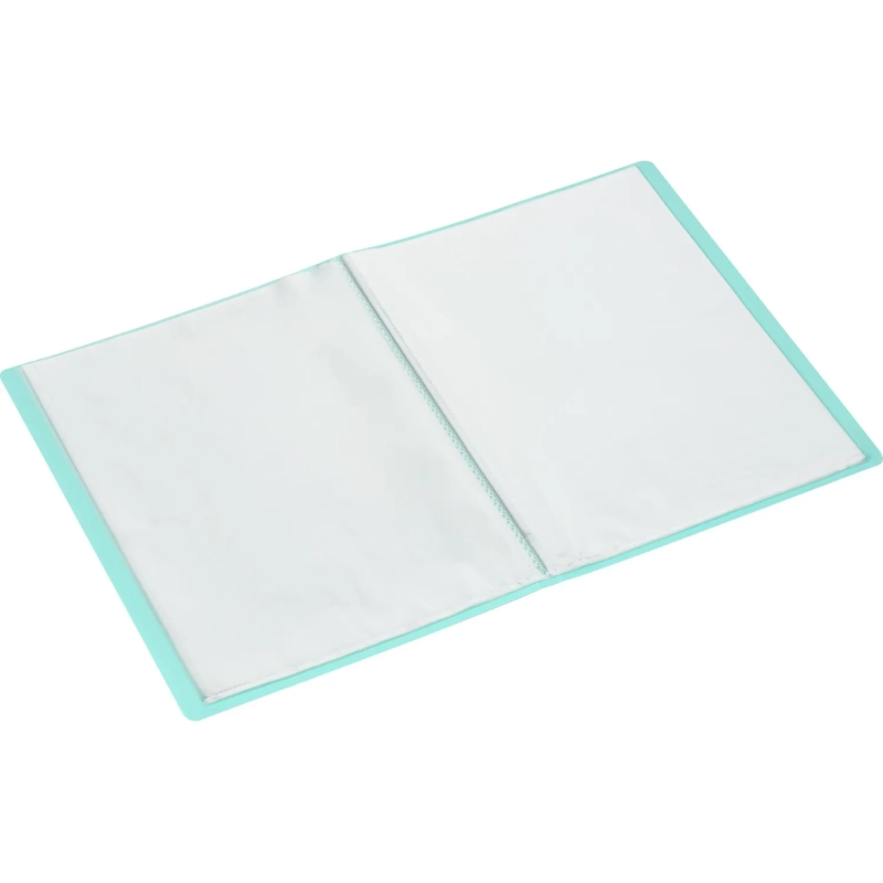 Папка файловая на 40 файлов Attache Акварель А4, плтн 350мкм, бирюзовая