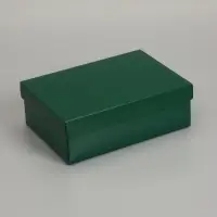 Коробка складная, крышка-дно, армейский зелёный, 24 х 17 х 8 см