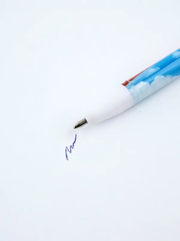 Ручка пластик с колпачком Ручка пластик с колпачком "23 Февраля", синяя паста 0.5 мм