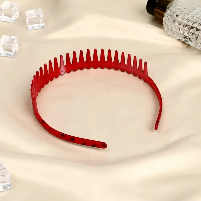 Ободок для волос «Янтарный свет», зиг заг, 2.5 см, МИКС Ободок для волос «Янтарный свет», зиг заг, 2.5 см, МИКС