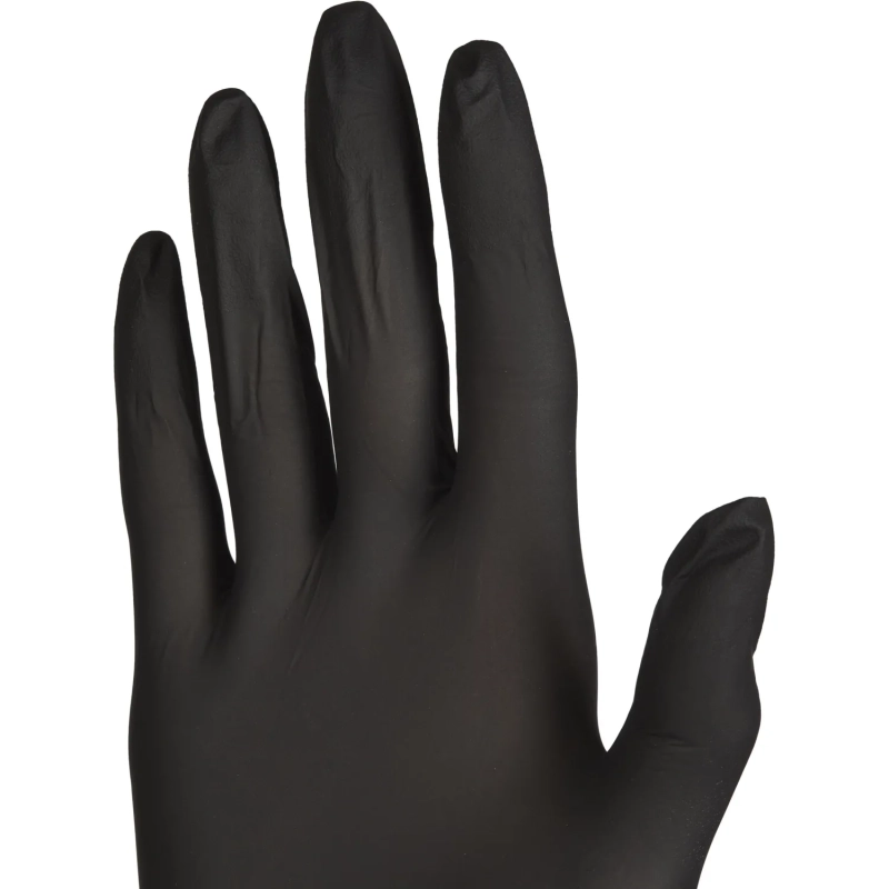 Перчатки нитрил., н/с,н/о,3,5г./шт,черн.FOXY-GLOVES M 50 пар/уп ШК4204/8577