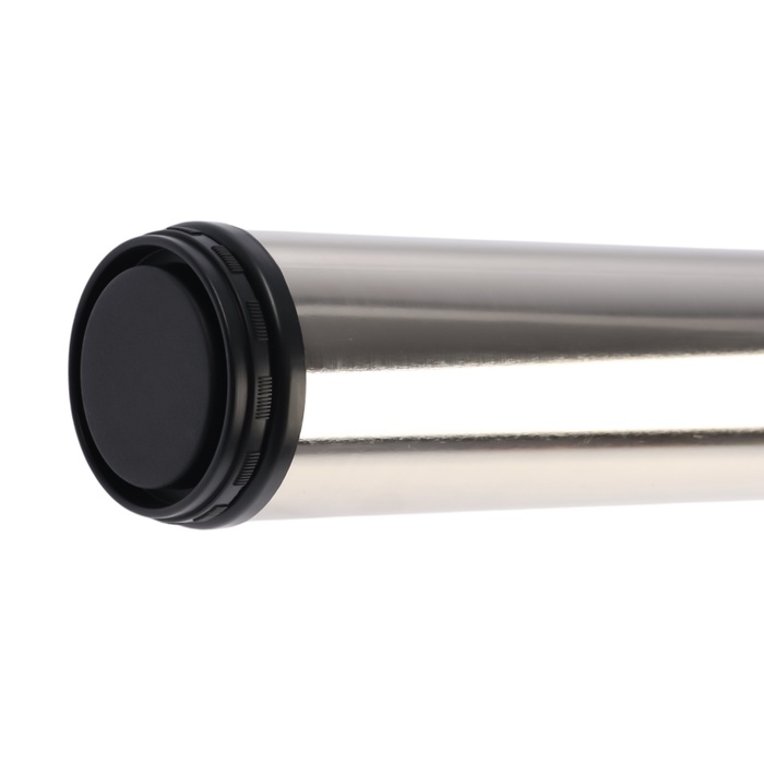 Опора мебельная, барная, ТУНДРА, 60х870 мм, цвет сатин никель Опора мебельная, барная, ТУНДРА, 60х870 мм, цвет сатин никель