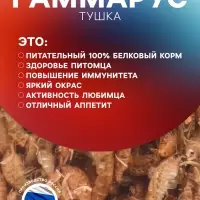 Корм для рыб и черепах &laquo;Пижон&raquo; гаммарус тушка, ведро, 5.8 л