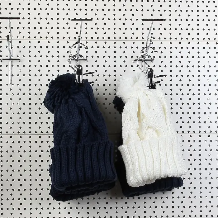 Крючок - вешалка с прищепкой, 10 шт. 5×2×11.5 см, цвет хром