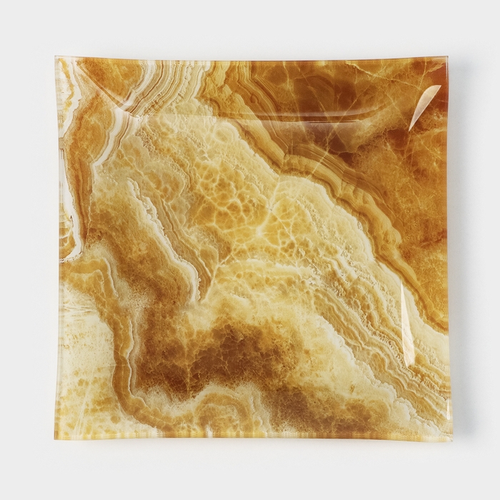 Набор стеклянных тарелок «Оникс», 7 предметов Набор стеклянных тарелок «Оникс», 7 предметов