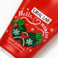 Крем для рук новогодний Hello, winter, с ароматом горячего шоколада, 30 мл, URAL LAB