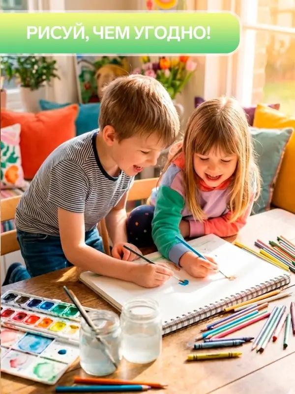 Альбом для рисования Hatber. Street Style А4, 40 листов, на скобе