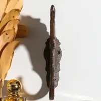 Крючок настенный &laquo;Лошадь и подкова&raquo;, ключница декоративная, чугун, 17.7&times;10.5&times;3.5 см