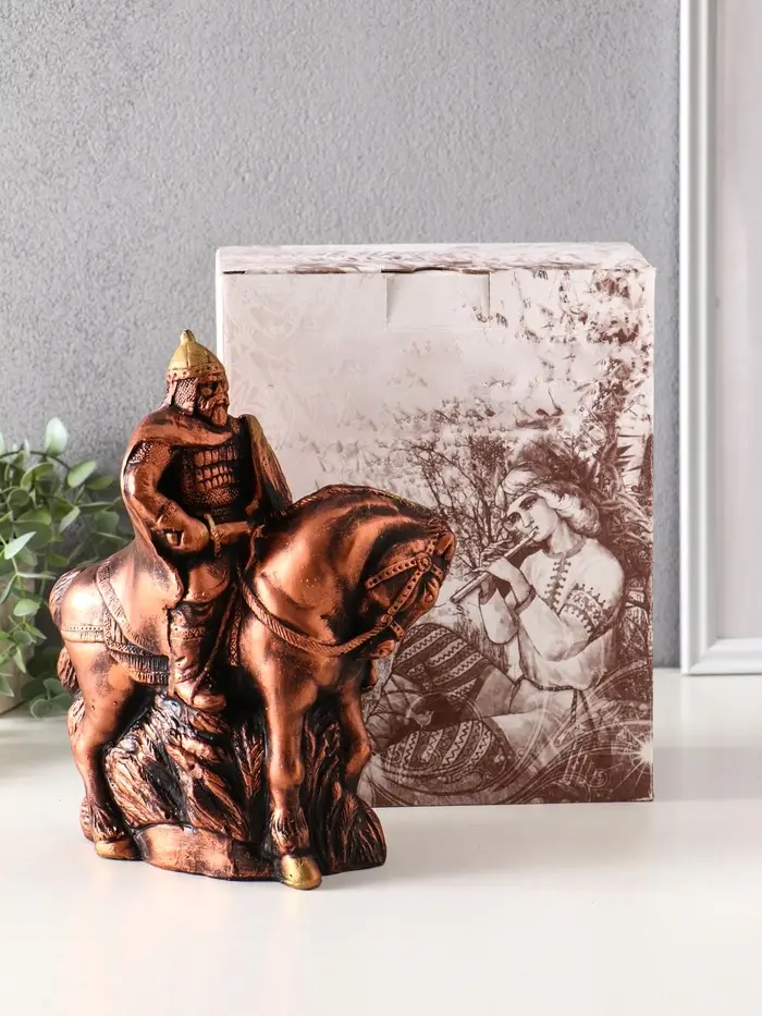 Фигура гипс «Всадник на лошади с мечом», 25×19×11 см Фигура гипс «Всадник на лошади с мечом», 25×19×11 см