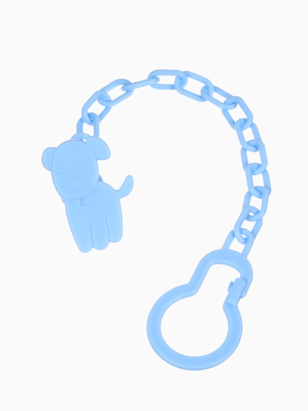 Пустышка классическая, с держателем, +0мес., цвет голубой Пустышка классическая, с держателем, +0мес., цвет голубой