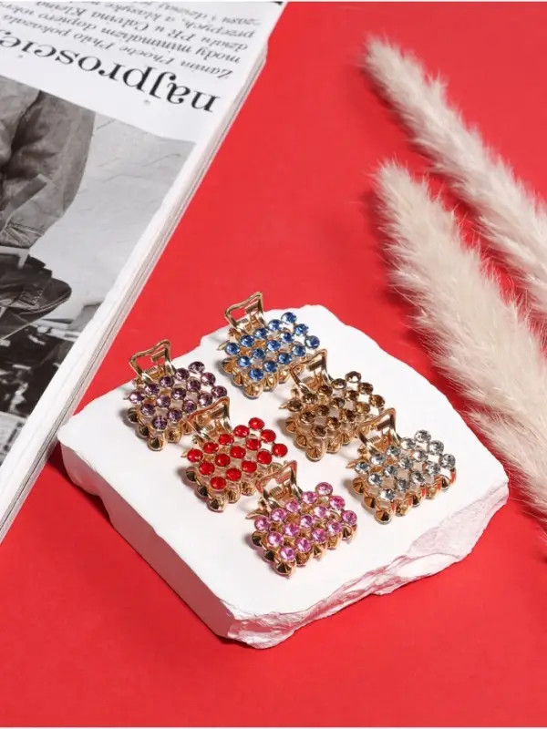 Крабик для волос &laquo;Классик&raquo;, 2.5 см, золотистый МИКС