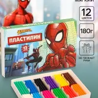 Пластилин 12 цветов, 180 г, &laquo;Супергерой&raquo;