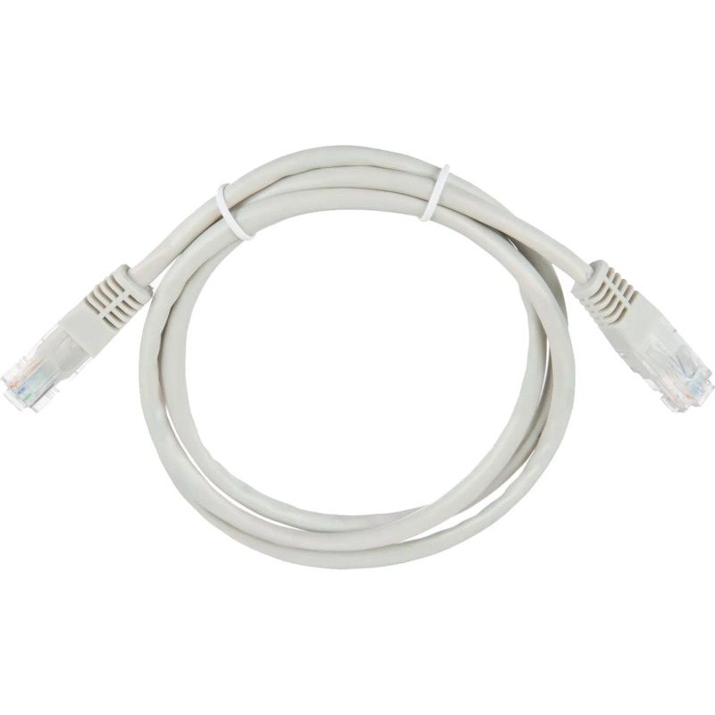 Патч-корд BigTech OPCC002 UTP CCA кат.5e/1м/литой/многожильный (серый)