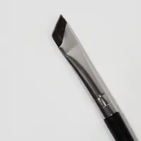 Кисть для макияжа бровей и глаз, 14±1 см, чёрная