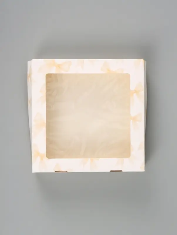 Коробка подарочная складная &laquo;От всей души&raquo;, 20&times;20&times;4 см, с окном