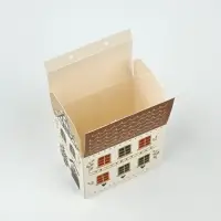 Коробка-домик, подарочная, самосборная, набор 10 шт. &laquo;Деревушка&raquo;,7&times;6.2&times;5 см