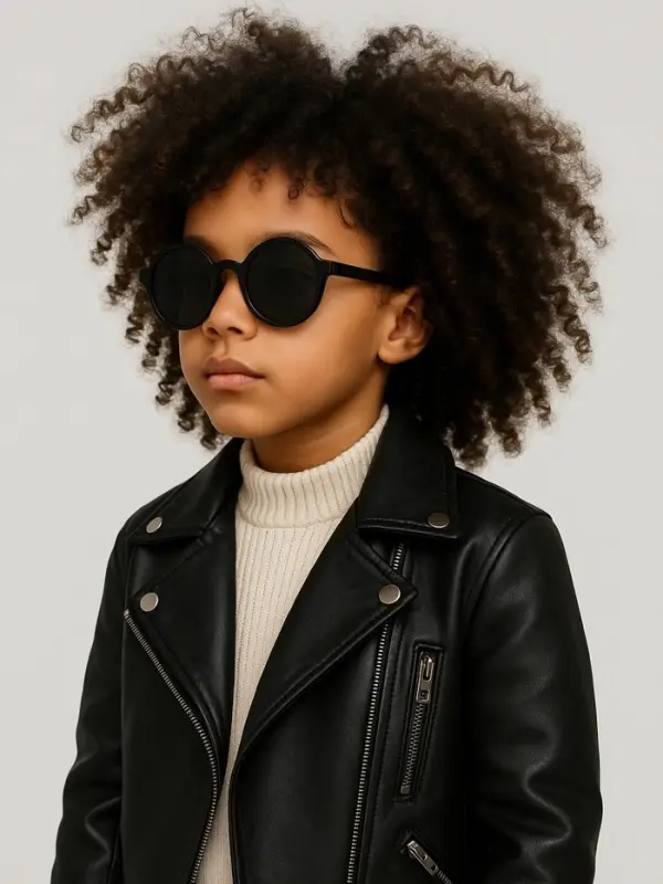 Очки солнцезащитные детские OneSun, uv 400, 13&times;12.5&times;4.6 см, линза 4.5&times;4.5 см, чёрные