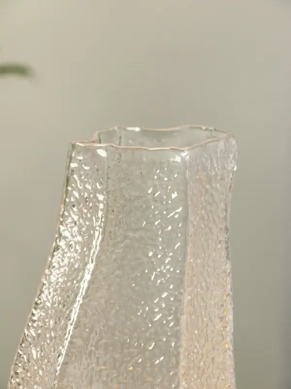 Ваза стекло настольная  Ваза стекло настольная "Дженис" 25х12х8 см, прозрачный