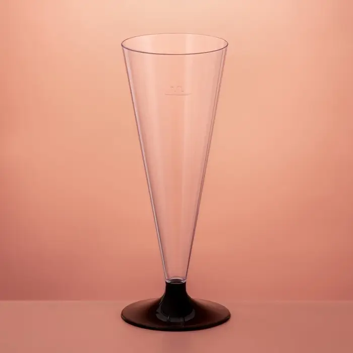 Фужер пластиковый одноразовый для шампанского «Конус», 150 мл, прозрачный