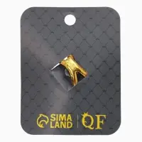 Кольцо для платка "Бабочка", цвет белый в чернёном золоте Кольцо для платка "Бабочка", цвет белый в чернёном золоте