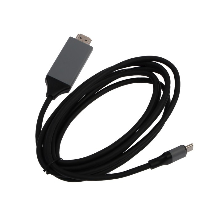 Кабель Luazon CAB-5 Type-C - HDMI, 2 м, для устройств с USB-C 3.1 (DisplayPort Alt Mode) Кабель Luazon CAB-5 Type-C - HDMI, 2 м, для устройств с USB-C 3.1 (DisplayPort Alt Mode)