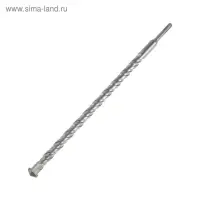 Бур по бетону ТУНДРА, двойная спираль, SDS-plus, 24&times;410 мм