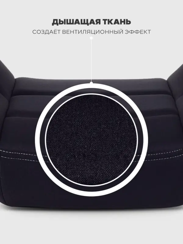 Автокресло - бустер Rant Micro группа 3 (22-36 кг), черный