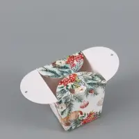 Бонбоньерка &laquo;С Новым годом!&raquo;, 7.5&times;8&times;7.5 см