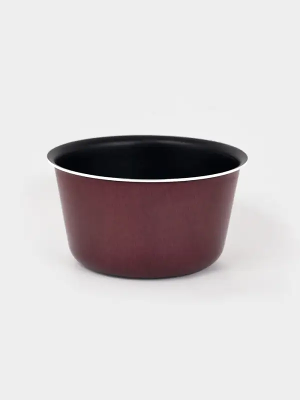 Форма для куличей, d=10 см, антипригарное покрытие, без крышки, бордовая