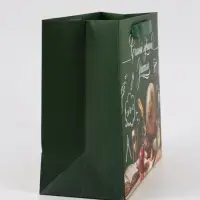 Подарочный пакет с открыткой &laquo;Спасибо, учитель&raquo;, 23 &times; 27 &times; 11,5 см