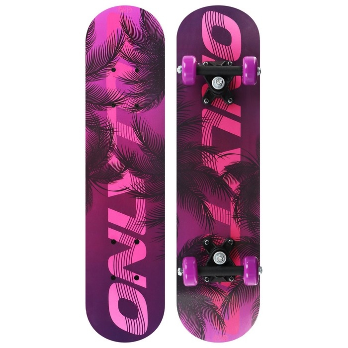 Скейтборд подростковый ONLITOP, 62×16 см, колёса PVC 50 мм, пластиковая рама Скейтборд подростковый ONLITOP, 62×16 см, колёса PVC 50 мм, пластиковая рама