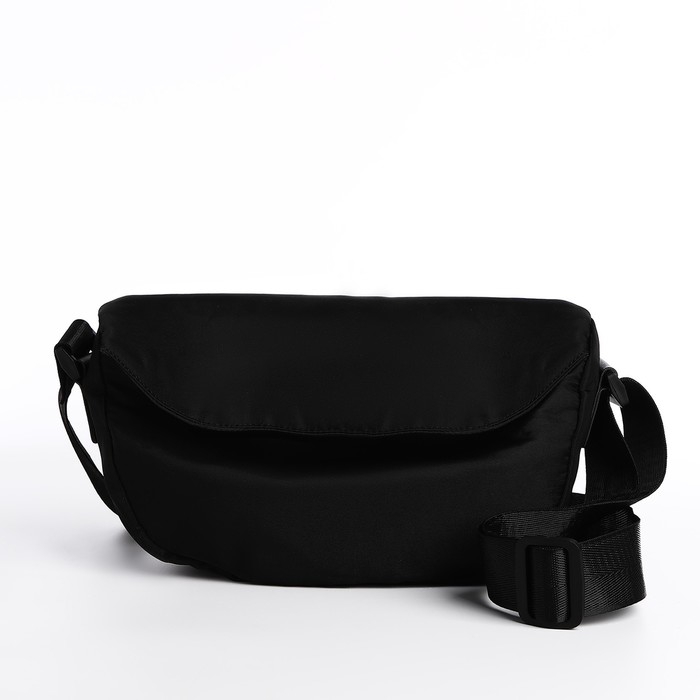 Сумка молодёжная на молнии, цвет чёрный Сумка молодёжная на молнии, цвет чёрный