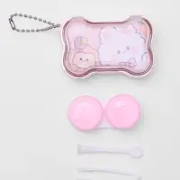 Набор для контактных линз, в футляре с зеркалом, 4 предмета, цвет МИКС