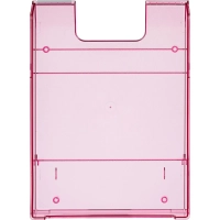 Лоток горизонтальный HAN с инд.окном прозрачно-малиновый арт.HA1020/221, С4