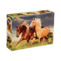 Пазл 54 эл. "Лошади. Символ года" МИКС