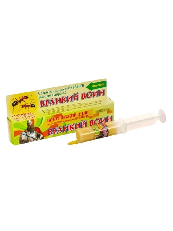 Средство от муравьев &laquo;Великий Воин&raquo;, гель, туба, 30 г