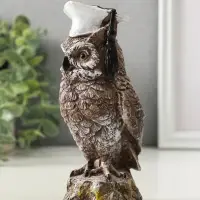 Фигура "Филин ученый", высота 14 см, коричневый Фигура "Филин ученый", высота 14 см, коричневый