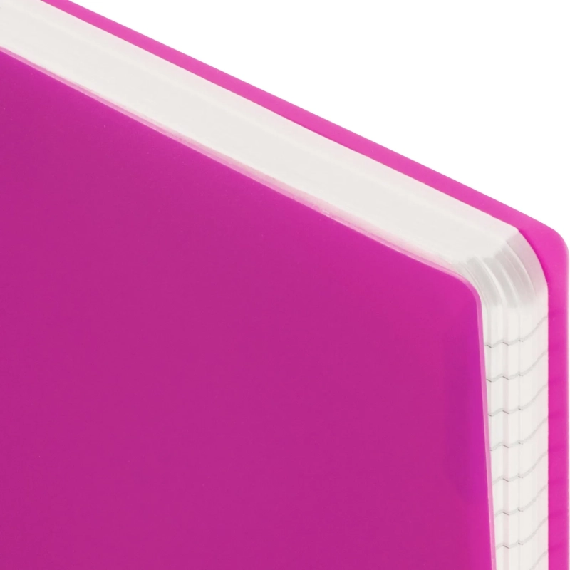 Бизнес-тетрадь А4,140л,кл,спир,пласт.обл,2разд Attache DIGITAL розов 876746