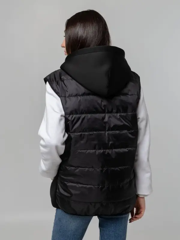 Жилет Orkney с капюшоном, черный, размер XS/S Жилет Orkney с капюшоном, черный, размер XS/S