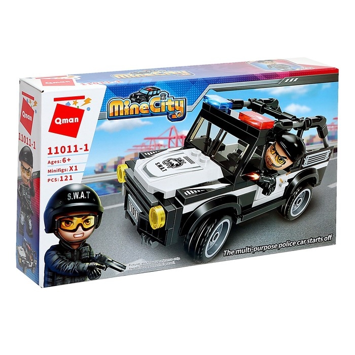 Конструктор Полиция «Стражи города», 4 вида МИКС Конструктор Полиция «Стражи города», 4 вида МИКС