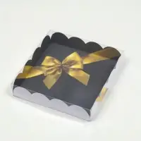 Коробка для печенья, Royal gold, 15×15×3 см