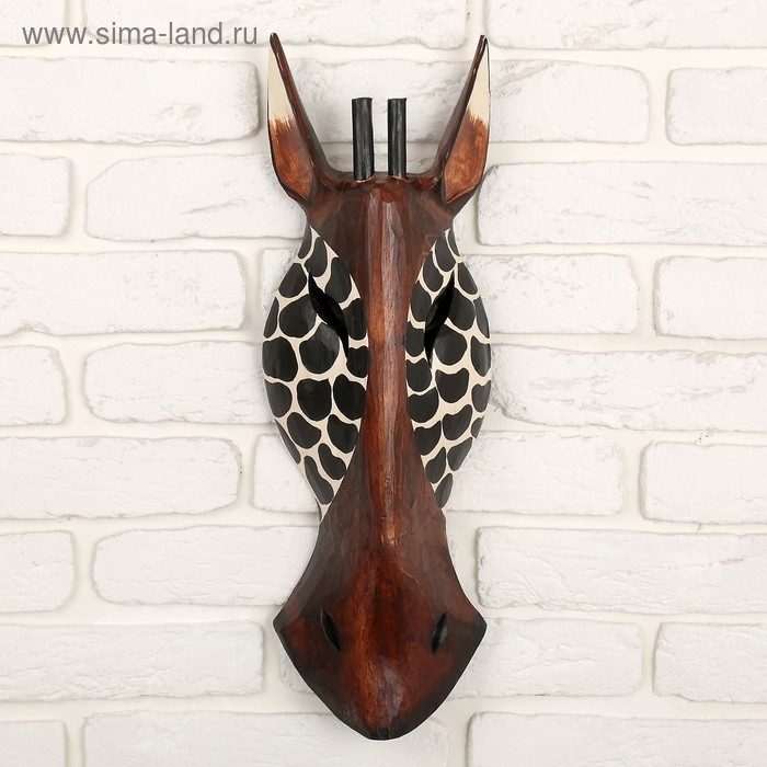 Маска дерево Маска дерево "Жираф" 50х16х7 см