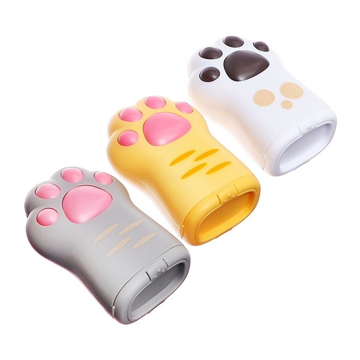 Точилка двойная Кошачья лапка МИКС, с зеркалом Точилка двойная Кошачья лапка МИКС, с зеркалом