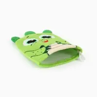 Мочалка детская для купания &laquo;Крокодильчик Кроки&raquo;, варежка, из махры, ЦЫП-ЦЫП